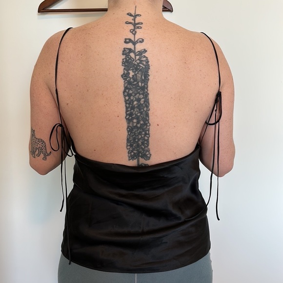 Reformation Silk Back Cowl Tank - Picture 2 of 6